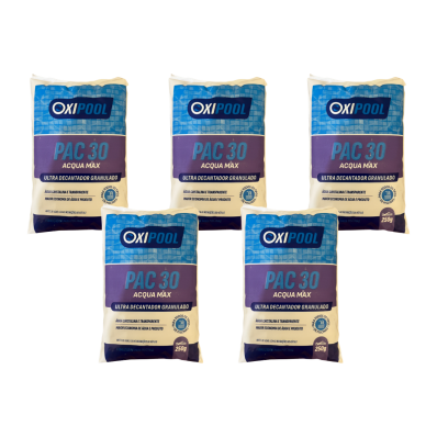 Kit 5 Clarificante Keepclor AcquaMaxUltra Oxipool 250g