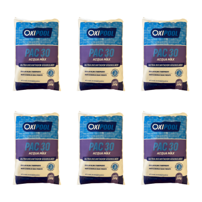 Kit 6 Clarificante Keepclor AcquaMaxUltra Oxipool 250g