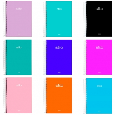 CADERNO UNIVERSITÁRIO ESPIRAL CAPA DURA 1 MATÉRIA 80 FOLHAS STILO JANDAIA