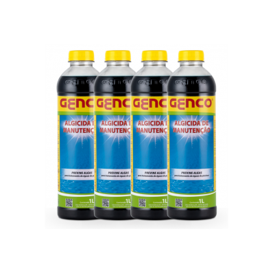 4x GENCO ALGICIDA DE MANUTENCAO - 1L