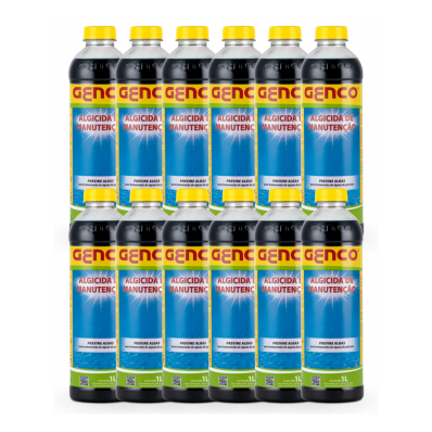 12x GENCO ALGICIDA DE MANUTENCAO - 1L