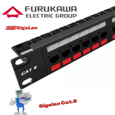 Patch Panel 24 Portas Cat.6 Gigalan Furukawa