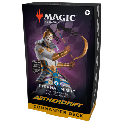 MTG AETHERDRIFT COMMANDER DECK ETERNAL MIGHT (WUB) INGLES