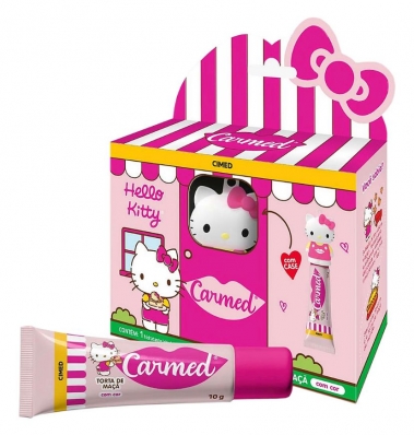Hidratante Labial Carmed Hello Kitty Torta Maça 10g Cimed