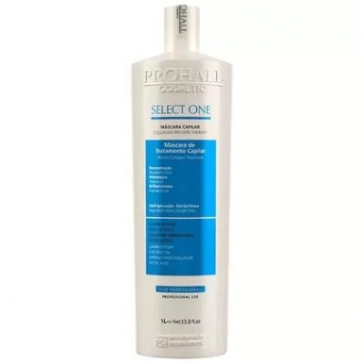 Prohall Select One Máscara Capilar 1L - TRATAMENTO SINERGICO