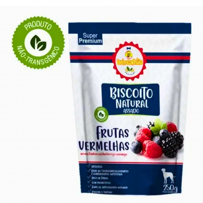 BISCOITO INTEGRAL FRUTAS VERMELHAS - 250 g