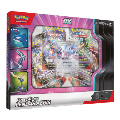 POKEMON BOX COLEÇÃO LENDAS AZUIS DIALGA EX