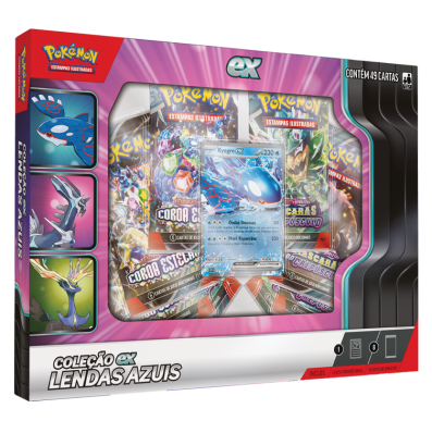 POKEMON BOX COLEÇÃO LENDAS AZUIS KYOGRE EX