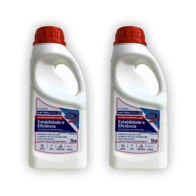 KIT 2 ESTABILIZADOR DE CLORO PARA PISCINAS 1KG ASTRALPOOL