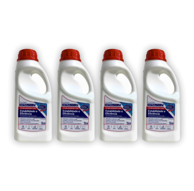 KIT 4 ESTABILIZADOR DE CLORO PARA PISCINAS 1KG ASTRALPOOL