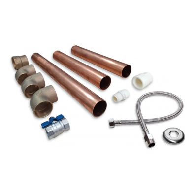 KIT INSTALACAO COBRE 1 1/2" P/ GV 6/9/12 KW P/SAUNA SODRAMAR