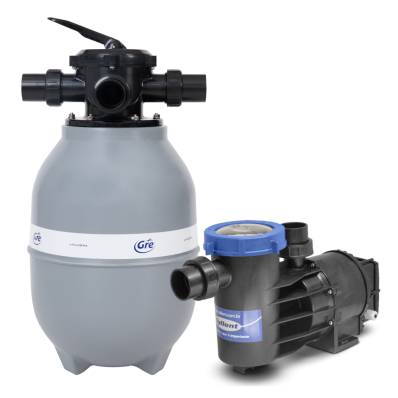 Kit Bomba 1/3 CV Syllent e Filtro GRE300 Piscina Até 30.000L