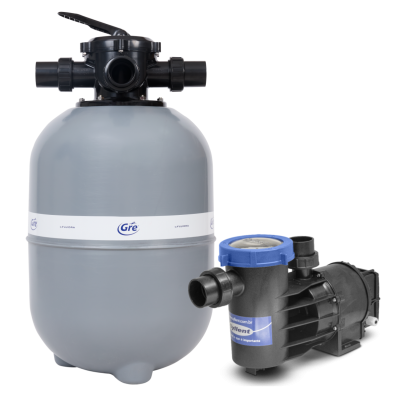 Kit Bomba 1/2 CV Syllent e Filtro GRE400 Piscina Até 42.000L
