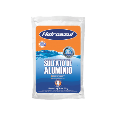 Sulfato Tratamento Piscina Alumínio Hidroazul 2kg