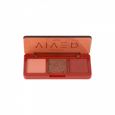 Paleta Trio De Sombras Viver Ruby Rose Inesquecível HBF5281