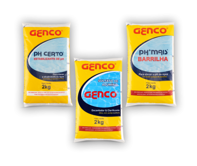 Kit pH Certo, pH Mais e Sulfato de Alumínio 