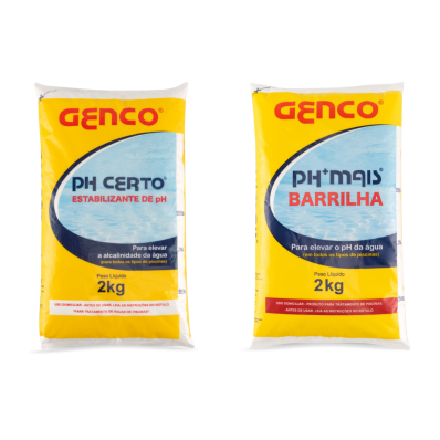 Kit pH Certo e pH Mais Genco 2kg 