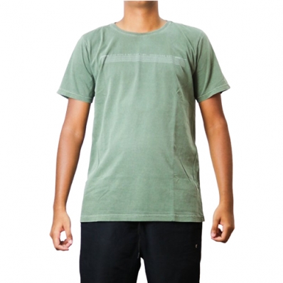 CAMISETA NATURAL ISLAND 100% ALGODAO - MASCULINO