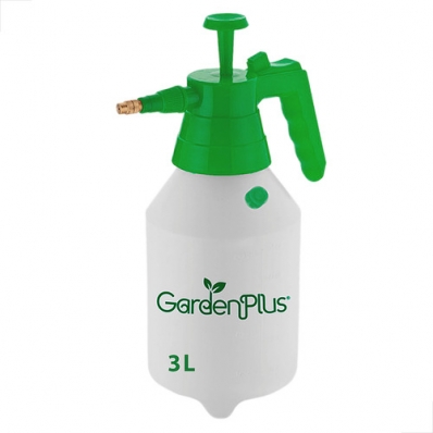 Pulverizador Manual Garden Plus 3 Litros Compressão Prévia Cor Branco