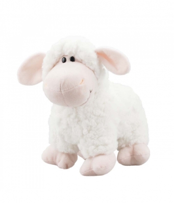 Ovelha de Pelucia Branca Antialergico 20cm Fofy Toys