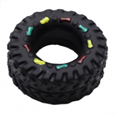 PET LATEX TOY COLOSSO PNEU HBE035 - 7 CM
