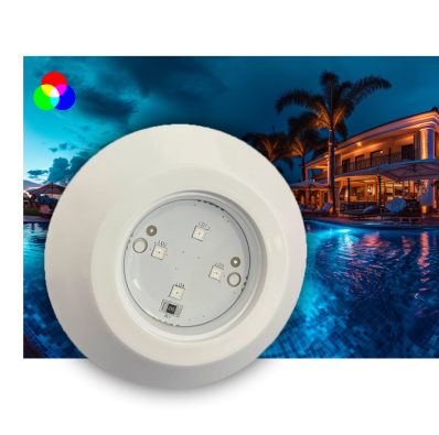 Luminária Led Para Piscinas RGB ABS 9w Até 12m² 