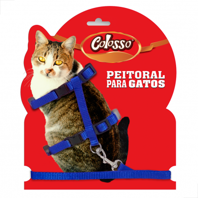 Peitoral de Nylon para Gatos Colosso