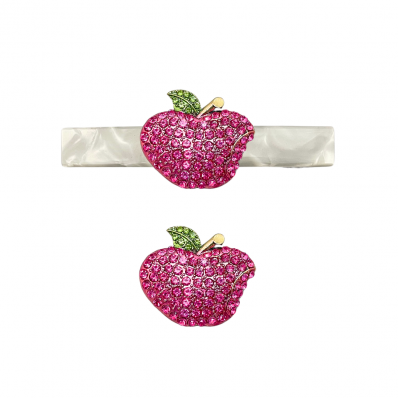 Kit Presilha + Broche Maçã