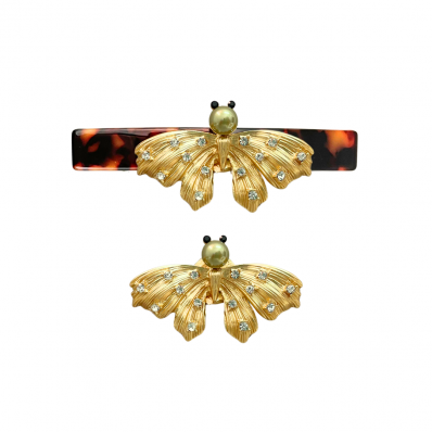 Kit Presilha + Broche Mariposa