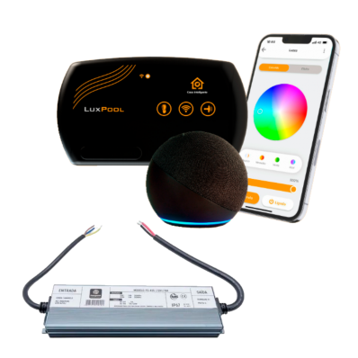 Control. SmartLux e Fonte Blindada IP68 Fasgold 12V/5A 60W