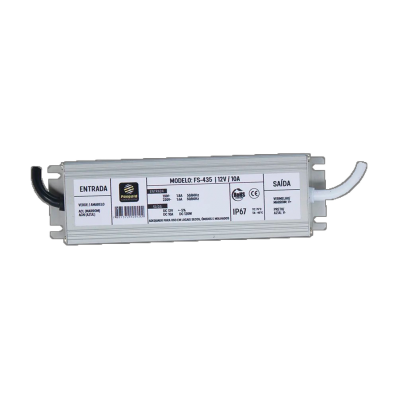 FONTE FS-433 CONVERSOR 12V/3A BLINDADA - GOLD - 36W