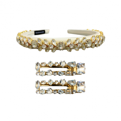Kit Tiara + Par Bico de Pato Holidays