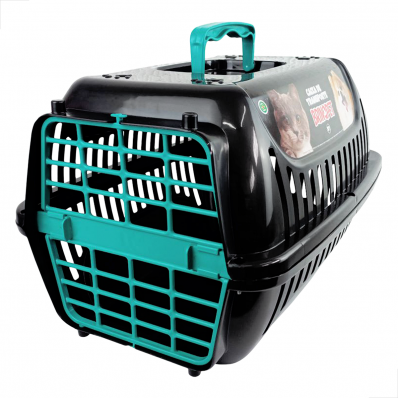 Caixa de Transporte p/ Pets Premium Neon N 02 Verde Brinqpet