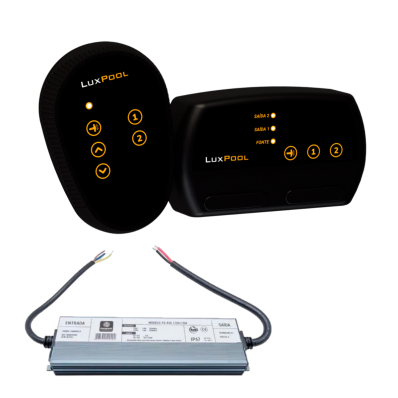 Control. Iluminação 2 Saída Fonte Blindada IP68 12V/5A 60W