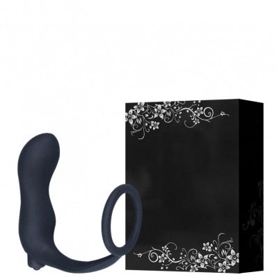 ANEL PENIANO COM PLUG ANAL VIBRATÓRIO CK-077