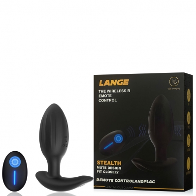 PLUG ANAL RECARREGÁVEL COM CONTROLE 10 MODOS AP-010
