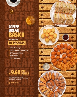 Coffee Break Básico para 10 pessoas
