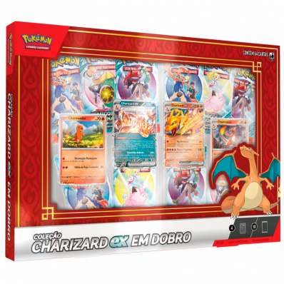 POKEMON BOX CHARIZARD EX EM DOBRO