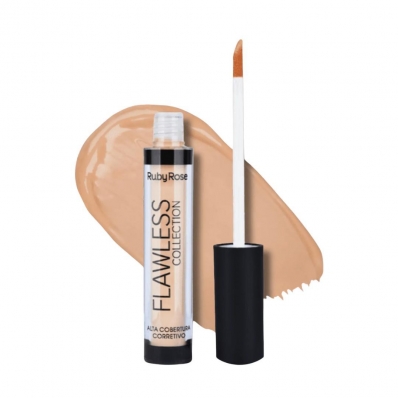 Corretivo Liquido Flawless Collection Bege 8080B-5 Ruby Rose
