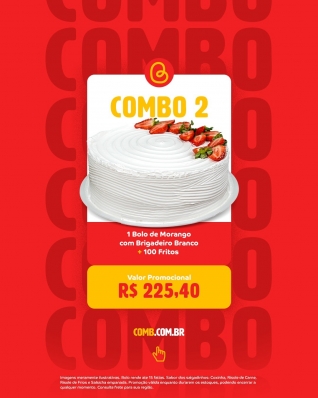 Combo 2 com 100 fritos 