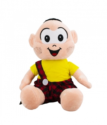 Boneco Cascão Sentado 26cm - Turma Da Mônica