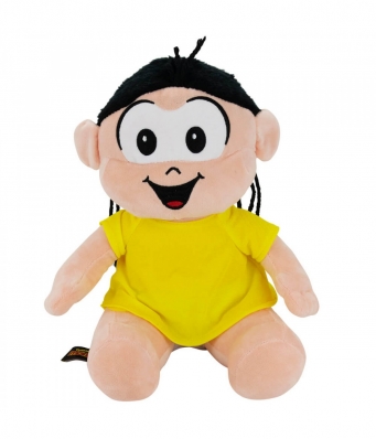 Boneca Magali Sentado 27cm - Turma da Monica