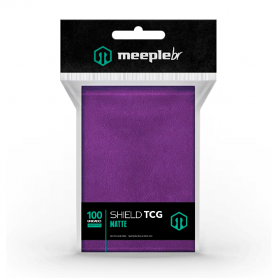 SLEEVES MEEPLEBR TCG MATTE 100 ROXO