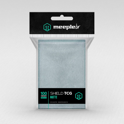 SLEEVES MEEPLEBR TCG MATTE 100 PRATA