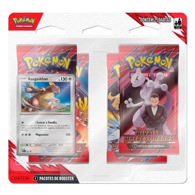 POKEMON EV10 RIVAIS PREDESTINADOS QUADRU PACK KANGASKHAN