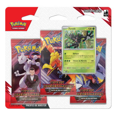 POKEMON EV10 RIVAIS PREDESTINADOS TRIPLO PACK ZARUDE