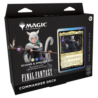 MTG FINAL FANTASY - COMMANDER DECK SCIONS AND SPELLCRAFT (WUB) INGLES