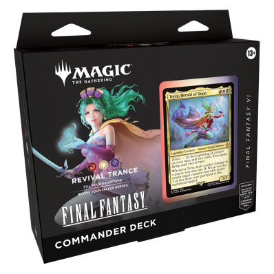 MTG FINAL FANTASY - COMMANDER DECK REVIVAL TRANCE (RWB) INGLES