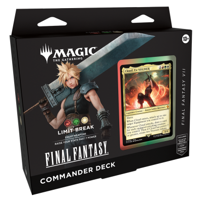 MTG FINAL FANTASY - COMMANDER DECK LIMIT BREAK (RGW) INGLES