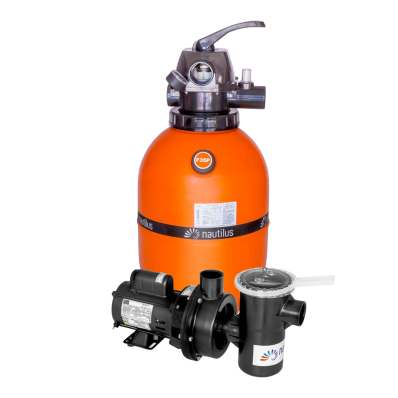 KIT FILTRO F350P + BOMBA NAUTILUS NBFC-1 1/3CV